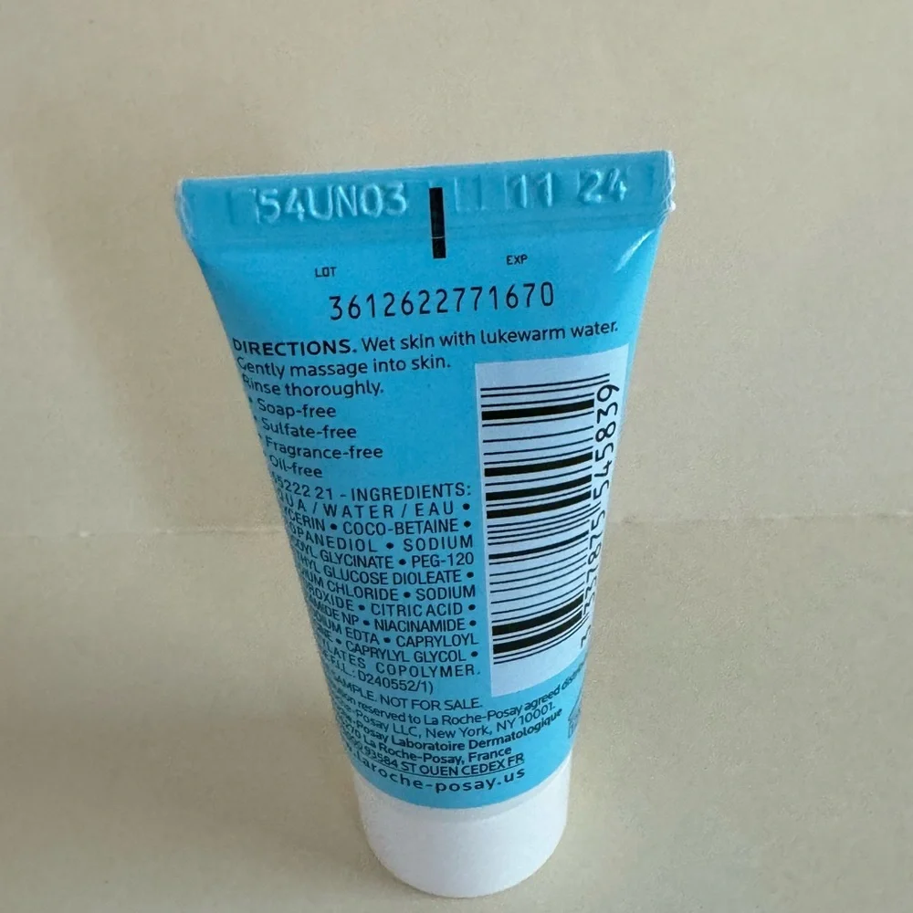 LA ROCHE-POSAY 4p Toleriane Purifying Foaming Cleanser 0.5oz NIP